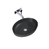 Elita RIKA Umywalka 52x40 CERAM ANTHRACITE MATT 145004/RE040520086010